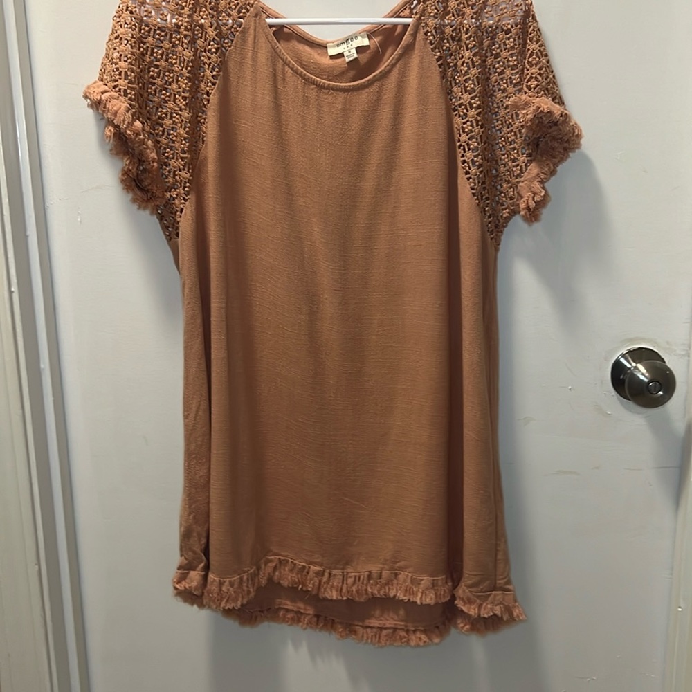 Brown bungee shirt size size m JT-C